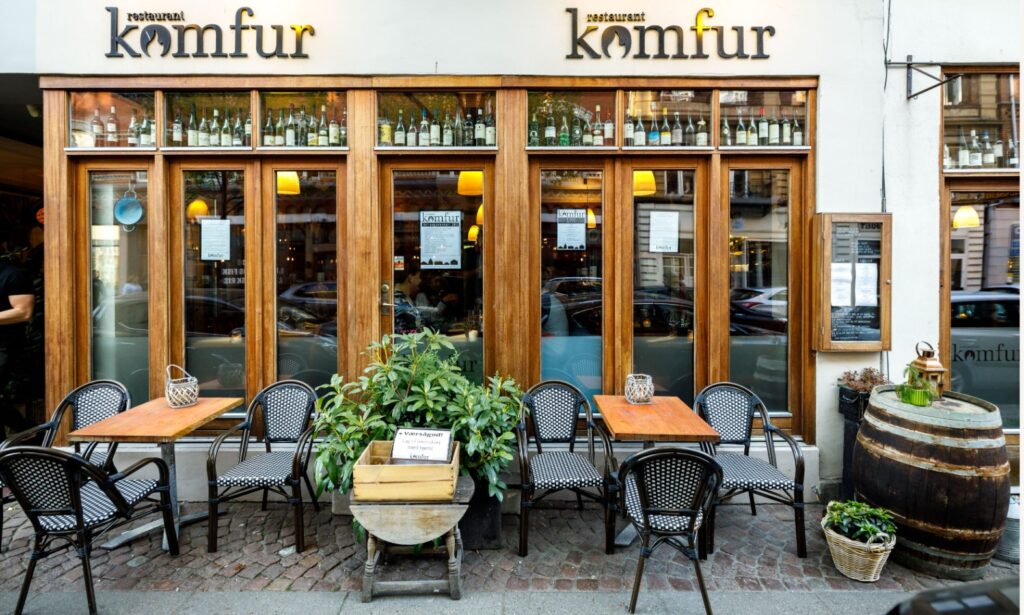 En tur på Restaurant Komfur