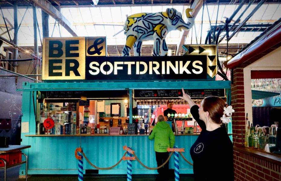 den blå bar