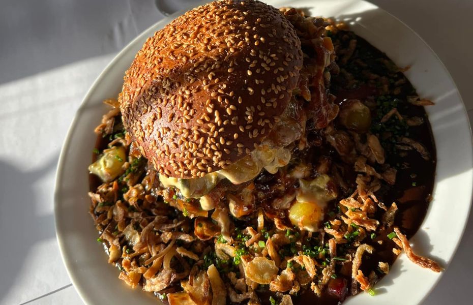 Bøfsandwich i Aarhus