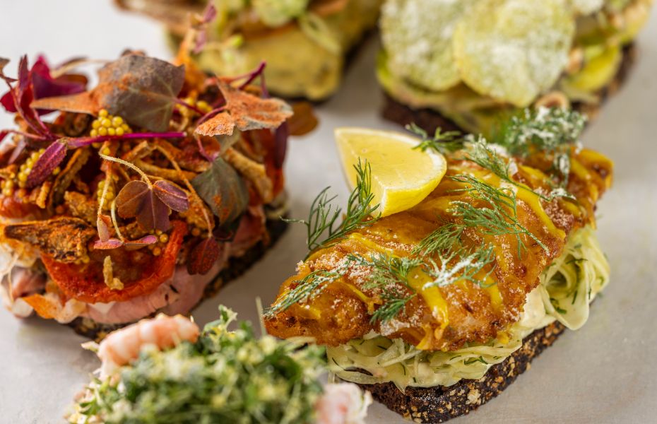 Mad med mondrup - Smørrebrød