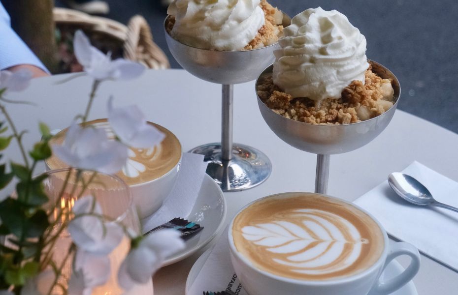 café sidewalk efterårstilbud